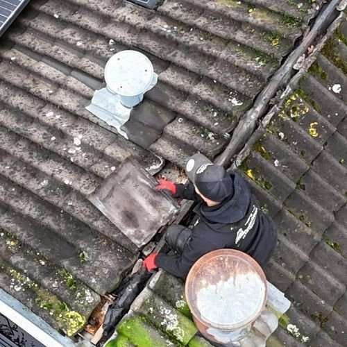 Een dakrenovatie bij oud pannendak in Arnemuiden