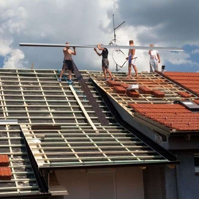 Plat dak Arnemuiden opnieuw leggen